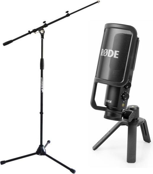 Actual product image RØDE NT-USB+ - USB condenser microphone with stand