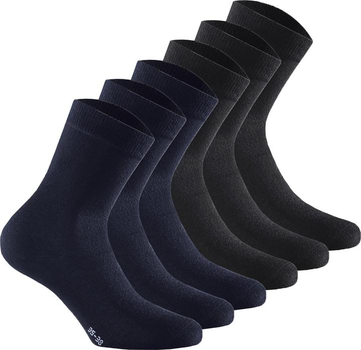 Produktbild Rohner Socken Business Bequem sitzend Basic Soft Touch (6er Pack, 39 - 42)