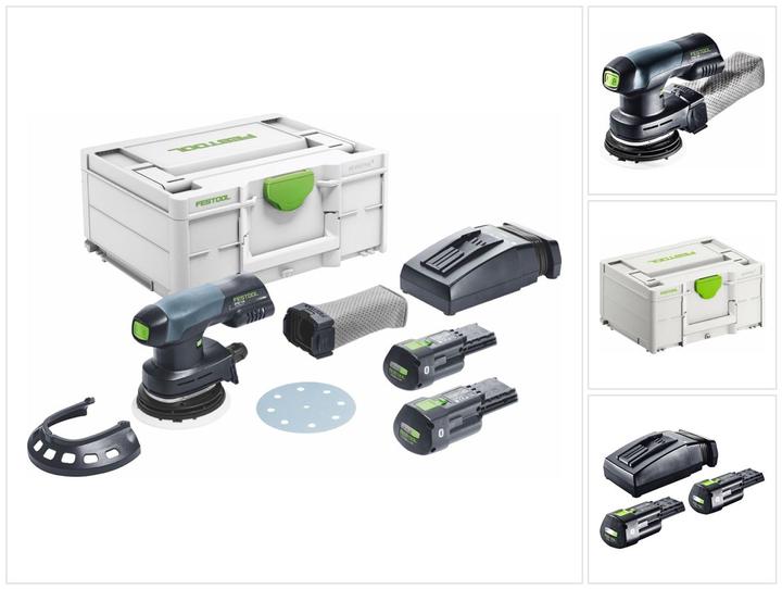 Productafbeelding Festool Excentrische schuurmachine op accu ETSC 125 3.0 I-Plus (Excentrische schuurmachine)