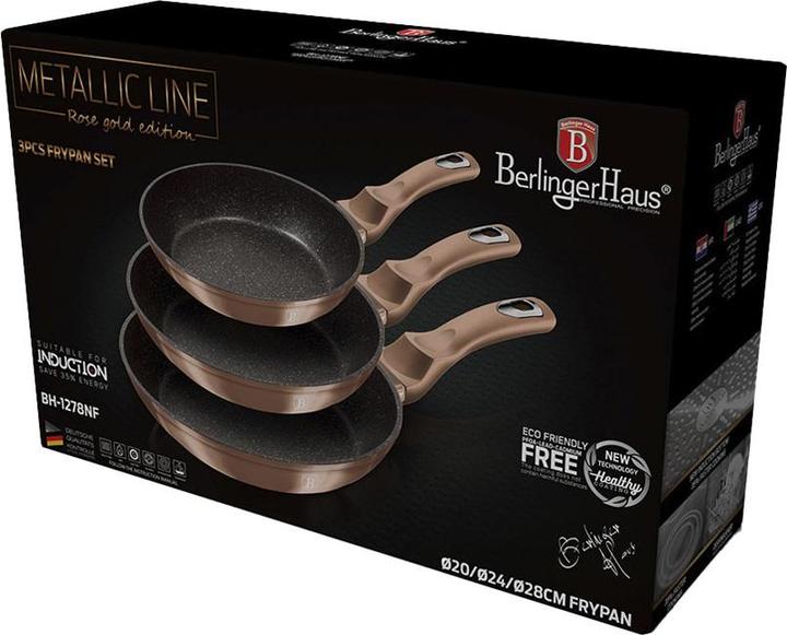 Produktbild BerlingerHaus Bratpfannen-Set (Pfannenset + Topfset, Aluminium)