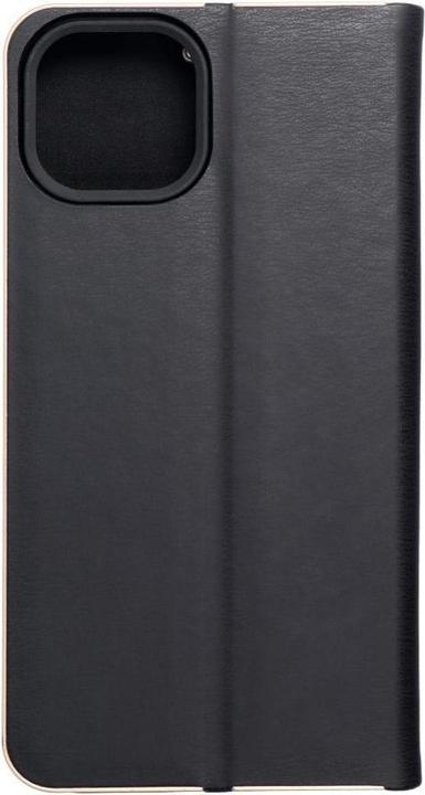 Actual product image OEM Book case LUNA Book Gold for IPHONE 14 black (Apple iPhone 14)