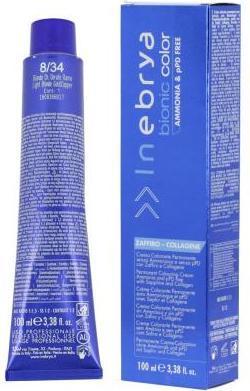 Immagine prodotto Inebrya Bionic Color Crema colorante per capelli - Colore per capelli 100 ml - (8, 34 Biondo chiaro Rame dorato)