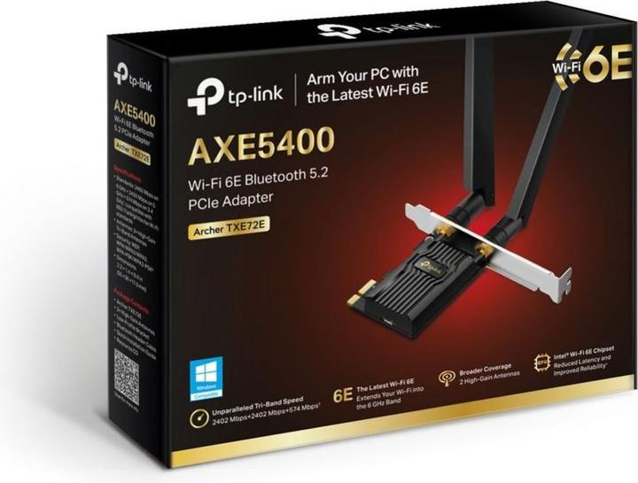 Actual product image TP-Link Archer TXE72E (Mini PCI Express)