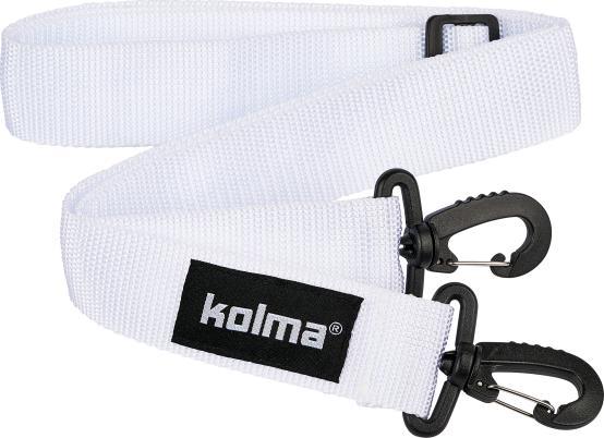 Actual product image Kolma air mattress Stripy Caribbean/White