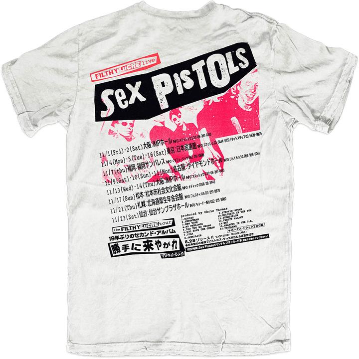 Actual product image Sex Pistols Filthy Lucre Japan TShirt (XXL)