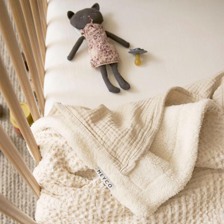 Immagine prodotto Meyco Coperta per bambini con orsetto in cialda