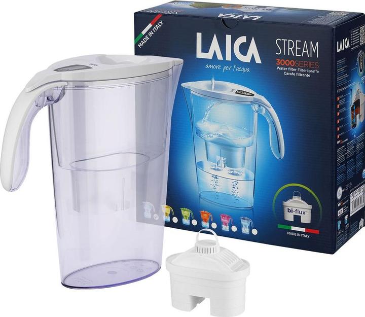 Image du produit Laica STREAM BLANC +1 cartouche filtrante (1x) (2.30 l)
