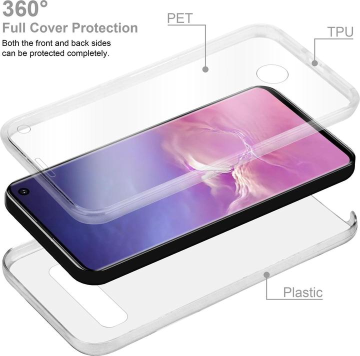 Produktbild Cadorabo TPU 360 Grad Case Cover (Samsung Galaxy S10)