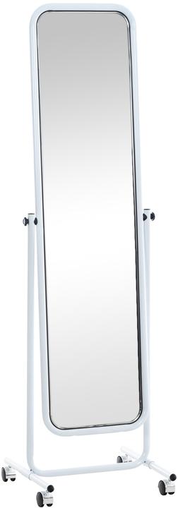 Image du produit CLP miroir sur pied Medusa angulaire, blanc (48 x 166 cm)