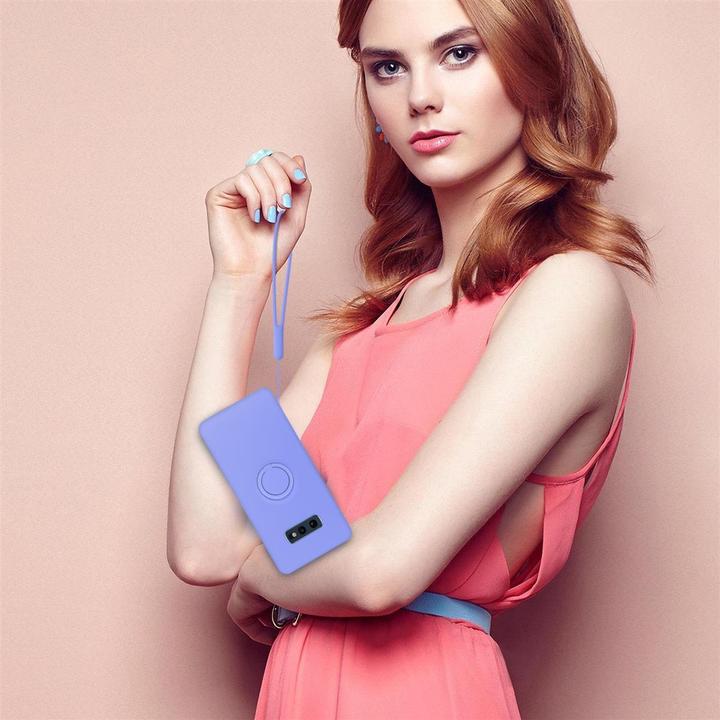 Produktbild Cadorabo TPU Liquid Ring Silicone Case Hülle (Samsung Galaxy S10e)