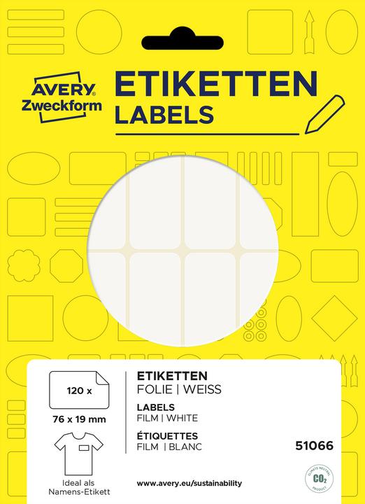 Actual product image Avery Name labels