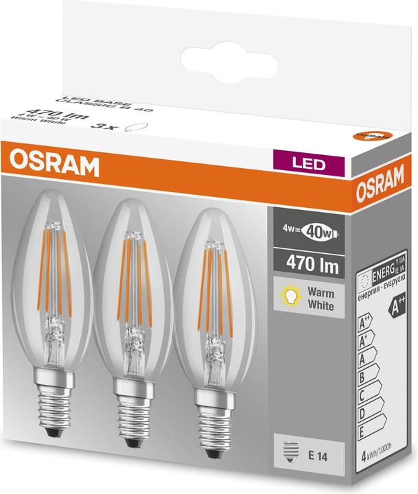Immagine prodotto Osram Base Led Classic A (E27, 6.50 W, 806 lm, 3 x, E)