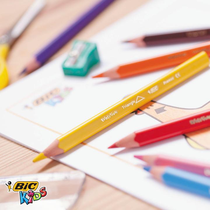 Immagine prodotto Bic Triangolo evolutivo per bambini ECOlutions (Multicolore, 48 x)