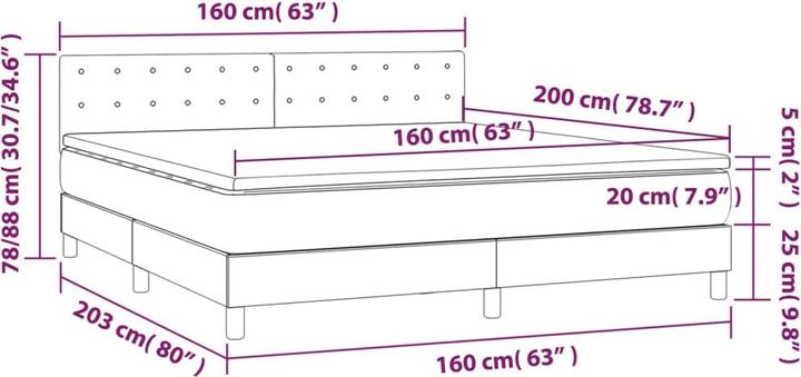 Immagine prodotto VidaXL Koa (160 x 200 cm, 160 x 200 cm)