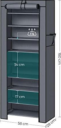 Actual product image Songmics Winston (58 x 28 x 160 cm)