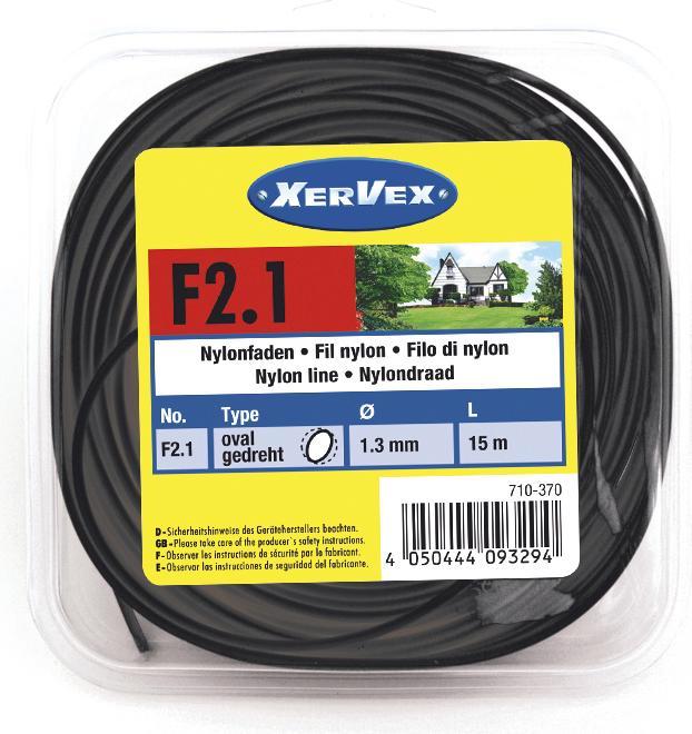 Produktbild Ratioparts H.G. Nylon-Trimmerfaden 1,6 mm x 15 m, 710-069 (Rasenmäher, Trimmerfaden + Fadenspule)