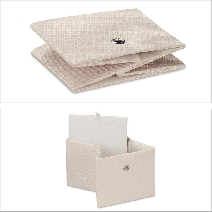 Produktbild Relaxdays 2x Aufbewahrungsbox (20.5 x 25 x 16 cm, 8 l)