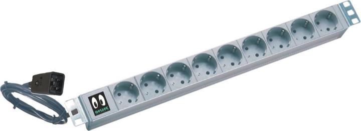 Actual product image Online USV ONLINE 1U socket strips incl. 1.8 metre supply cable with IEC plug 9xSchuko sockets...
