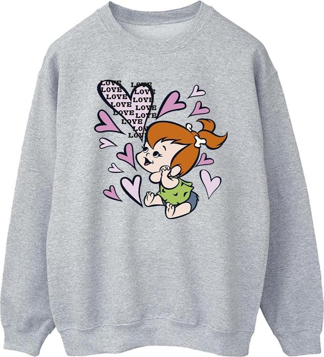 The Flintstones Pebbles Love Love Love Sweatshirt (S)