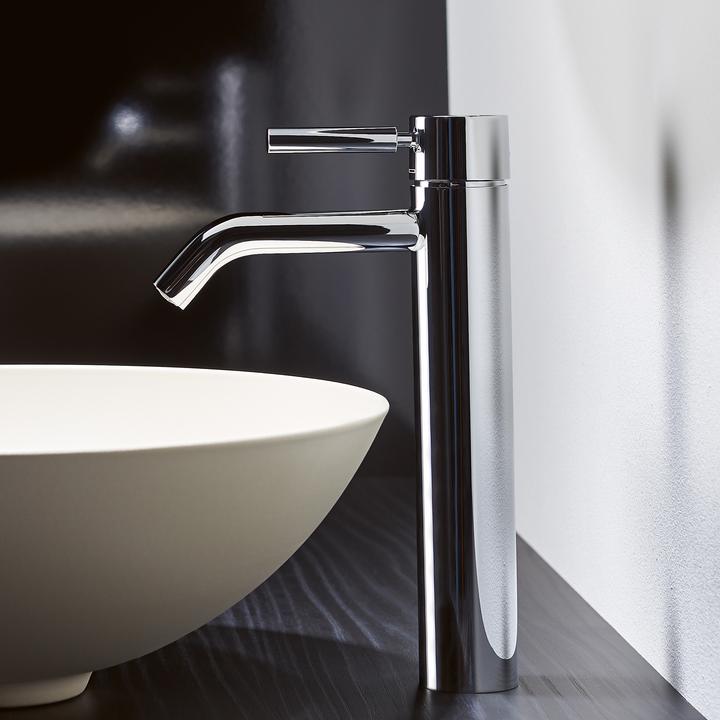 Produktbild Dornbracht Dornb Waschtisch-Einhandbatterie META erhöhter Standfuss Ausladung 136mm chrom