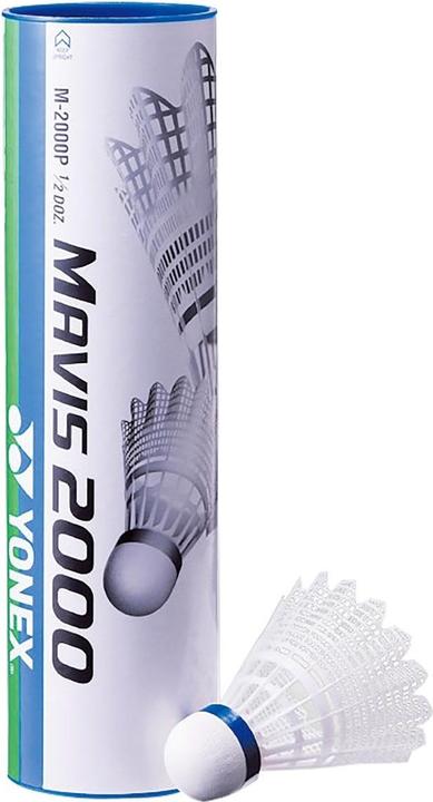 Actual product image Yonex Mavis 2000 Shuttlecock (Pack of 6)