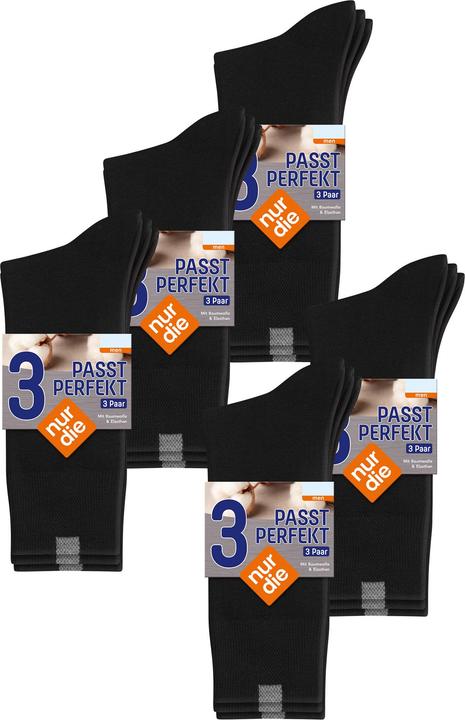 Actual product image Nur Die Basicsocken Passt Perfekt bequeme Alltagssocken (pack of 15, 39 - 42)