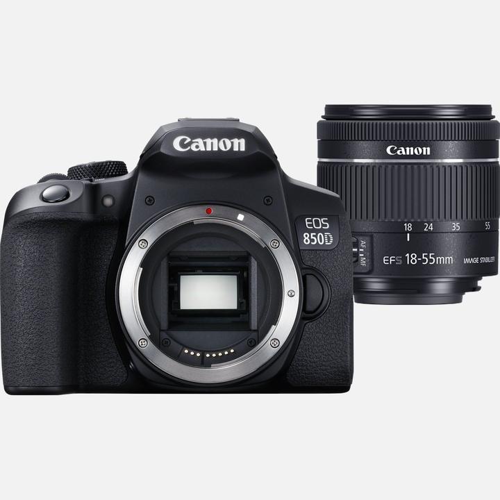 Image du produit Canon Kit EOS 850D (18 - 55 mm, 24.20 Mpx, APS-C / DX)