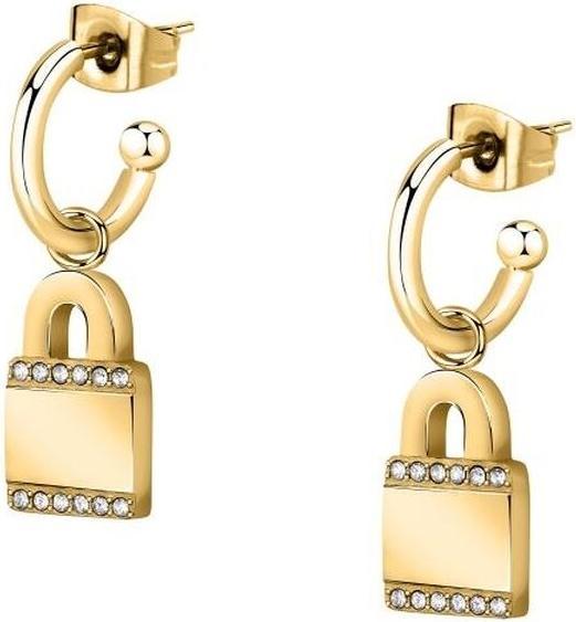 Morellato Gold-plated hoop earrings Padlocks 2 in 1 Mascotte SAVL09