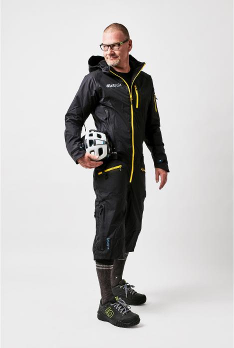 dirtlej Dirtsuit Pro Edition, schwarz/gelb, M (M)