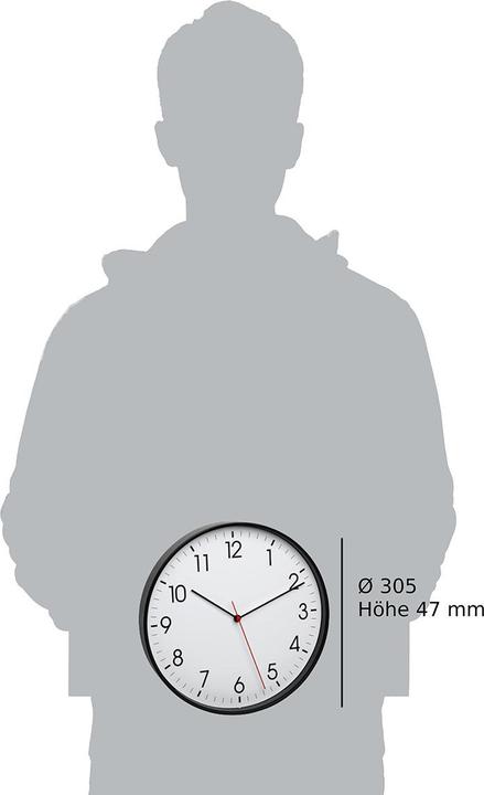 Actual product image TFA Radio wall clock (30.50 cm)