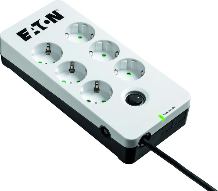 Image du produit Eaton Protection contre les surtensions Protection Box 6 DIN (6 x, CEE 7/3, 1.50 m)