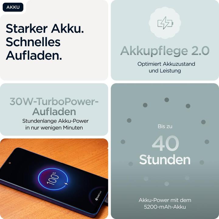 Immagine prodotto Motorola MOTO G56 8/256GB (256 GB, Gray Mist, 6.72", Doppia SIM Ibrida, 50 Mpx, 5G)