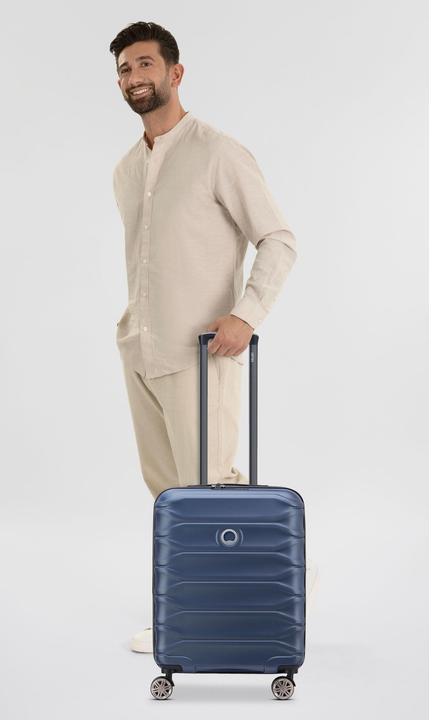 Actual product image Delsey Meteor 4-wheel cabin trolley 55 cm with stretch fold (46 l, Hand luggage (up to 50 litres))