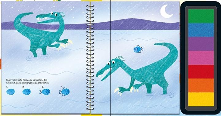 Produktbild Fingerstempeln: Dinosaurier