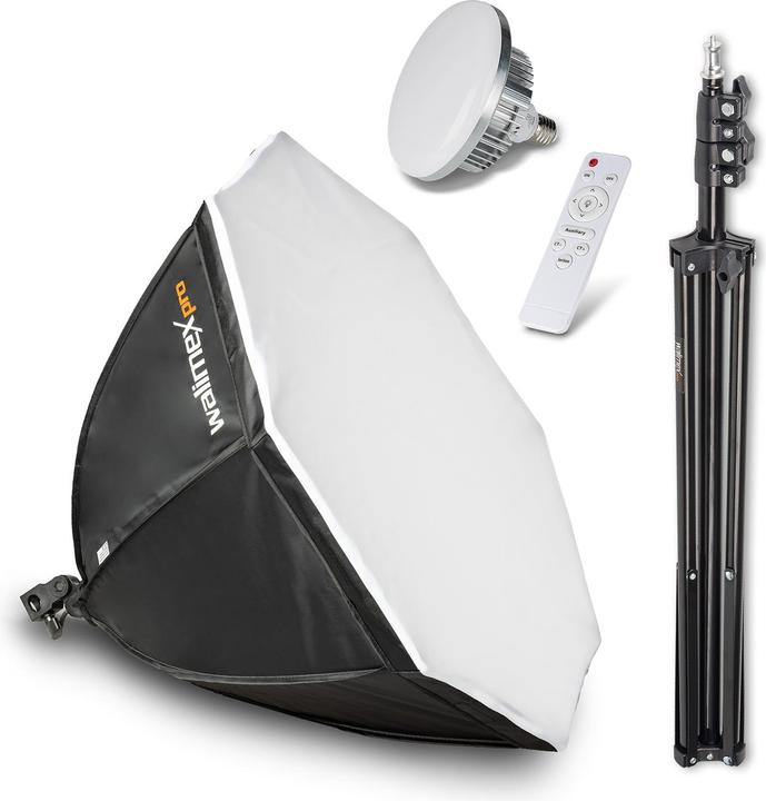 Produktbild Walimex pro LED 60W Octagon Ø65cm Bi Color Kit 1 (Softbox, 65 cm)