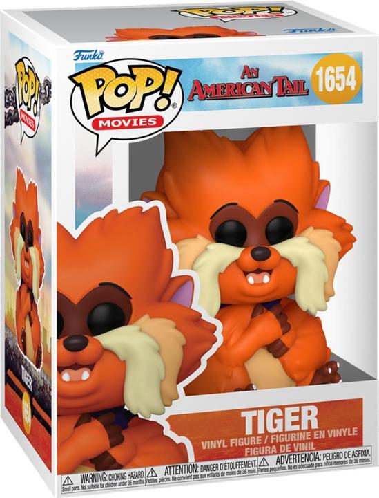 Actual product image Funko Feivel, der Mauswanderer POP! Movies Vinyl Figur Tiger 9 cm