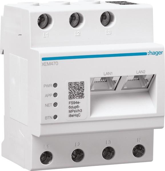 Actual product image Hager XEM470 Energy Management
