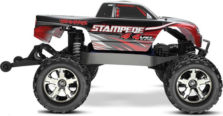 Produktbild Traxxas stampede 4x4 vxl rot rtr ohne akku/lad er 1/10 4wd monster truck brushless (RTR Ready-to-Run)