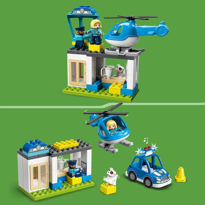 Produktbild LEGO Polizeistation mit Hubschrauber (10959)