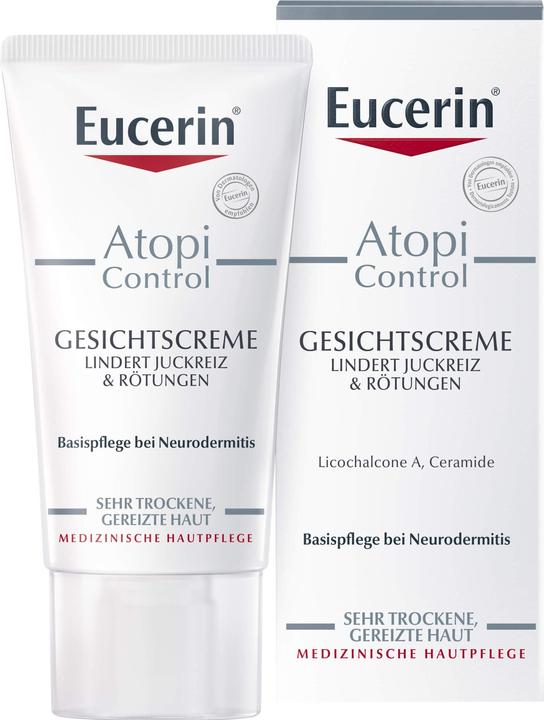 Produktbild Eucerin AtopiControl (50 ml, 24h Creme, Bis SPF 10)