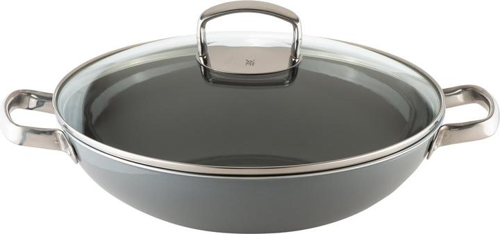 Produktbild WMF Wok stahlgrau (32 cm, Wok Pfanne, Edelstahl)