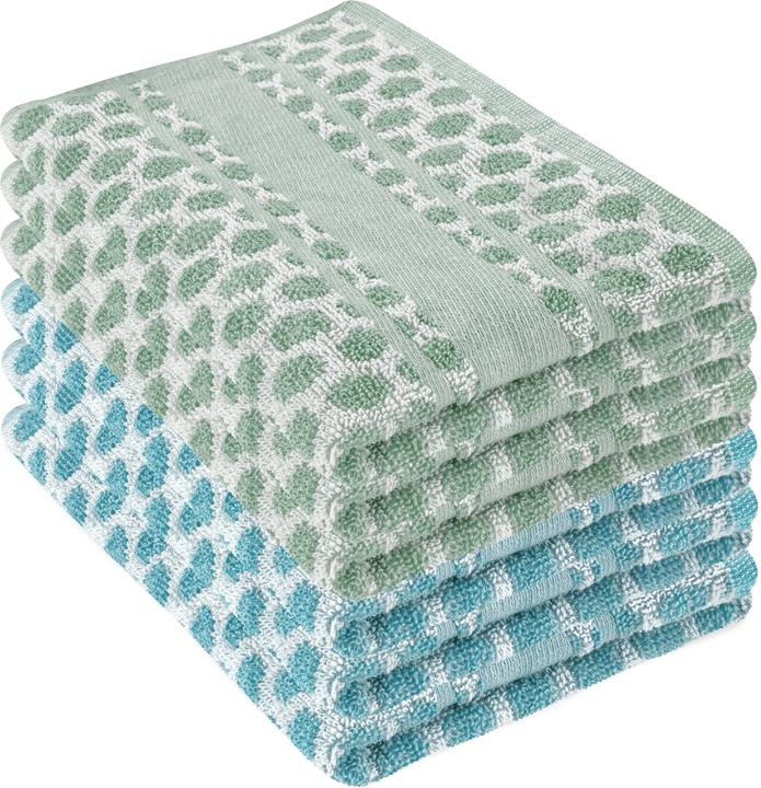 Produktbild Aspero 6 Frottee Baumwoll Geschirrtücher (50 x 70 cm)