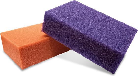 Produktbild KobreTec Ersatzschwamm Set rot/violett, passend für Oase®*BioTec ScreenMatic 18/36/60000/140000/145000