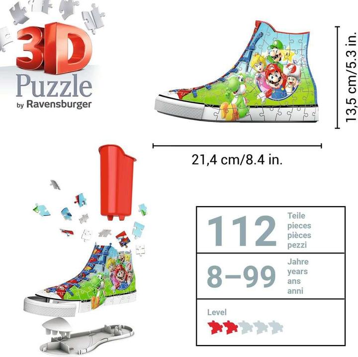 Produktbild Thinkfun 3D - Sneaker Super Mario (108 Teile)