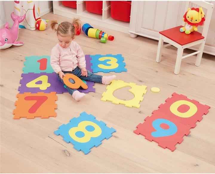 Productafbeelding Happy People Puzzelmatten met cijfers (32 x 32 x 1 cm)