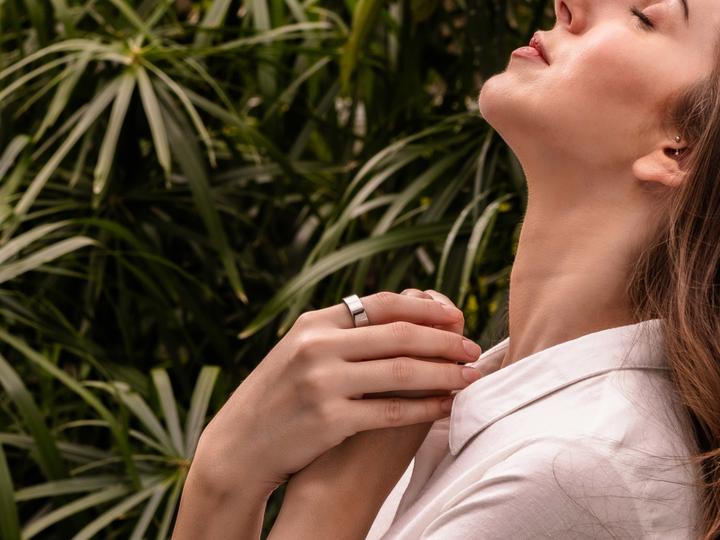 Productafbeelding Ultrahuman Ring AIR maat 10 (10, Ruimte Zilver)