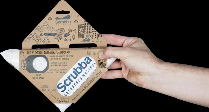 Actual product image Scrubba Wash Bag Untouched