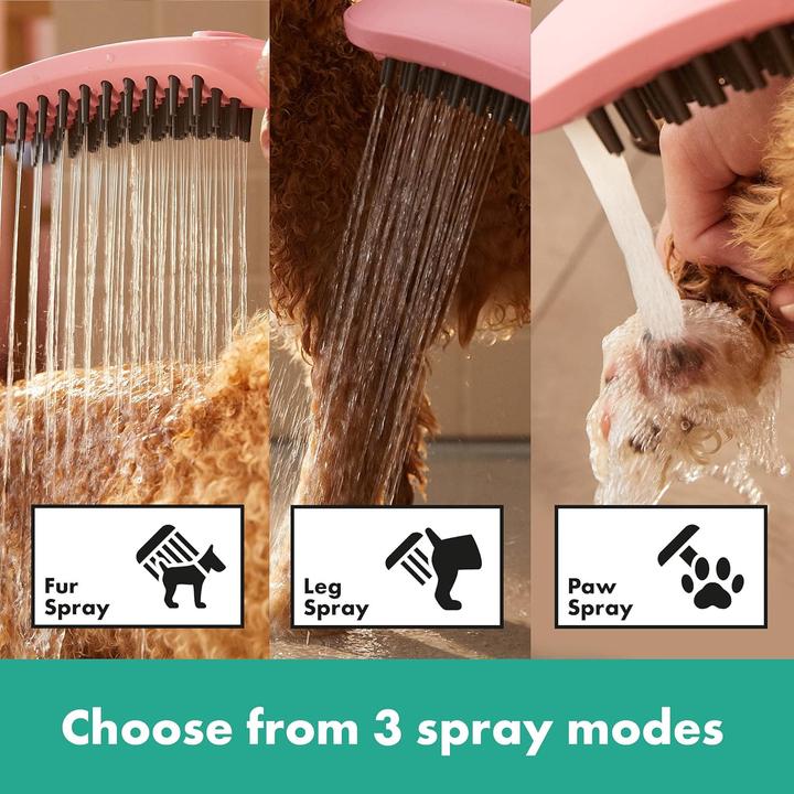 Immagine prodotto hansgrohe DogShower doccia per cani 150 (3 tipi di spray) (3 Tipi di raggi, 7.60 l/min)