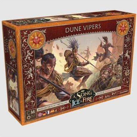 Produktbild Cmon A Song of Ice & Fire - Dune Vipers (Dünen-Vipern), Miniaturenspiel, für 2 Spiele (Französisch)
