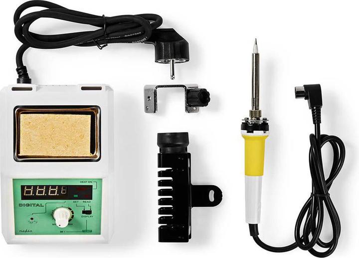 Produktbild Nedis Digitale Lötstation 160-480 °C 48 W 1.20 m Weiss